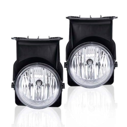 G-PLUS Fog Lights Fit GMC Sierra 1500 2500 HD 3500 2003-2006,Clear