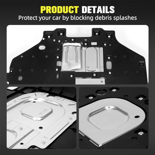 Aumtoni 74111T7WA00 Front Lower Engine Splash Guard Compatible with Honda HR-V 2016 2017 2018 2019 2020 2021 2022 1.8L,Under Car Splash Shield Lower Cover Board