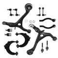 labwork 14Pcs Steering Suspension Set Front Upper and Lower Control Arms Ball Joint Assembly Driver and Passenger Tie Rod End Sway Bar Link Kit Replacement for Honda Accord 2.4L 3.0L