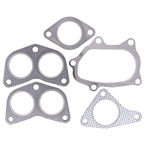NewYall Up and Down Pipe Exhaust Manifold Gasket Kit