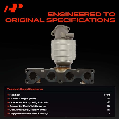 A-Premium Front Exhaust Manifold Catalytic Converter, E.P.A Compliant