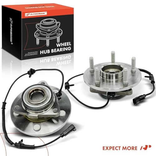 A-Premium 2 x Front Wheel Bearing and Hub Assembly with ABS & 5-Lug Compatible with Ram 1500 2012-2018, 1500 Classic 2019-2022