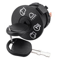 Lawn Mower Ignition Switch Key 4 Position 7 Terminals for John Deere L100 L105 L110 L111 L118 L120,Craftsman, Husqvarna, MTD, with 2 Keys Replace# 532175566 175566 163968 925-1741 GY20074 94762