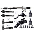 SCITOO Power Steering Rack and Pinion Complete Assembly And 4*Outer Tie Rods+4*Upper & Lower Ball Joints Replacement For Toyota For SEQUOIA 2003-2007,For Toyota For TUNDRA 2003-2006