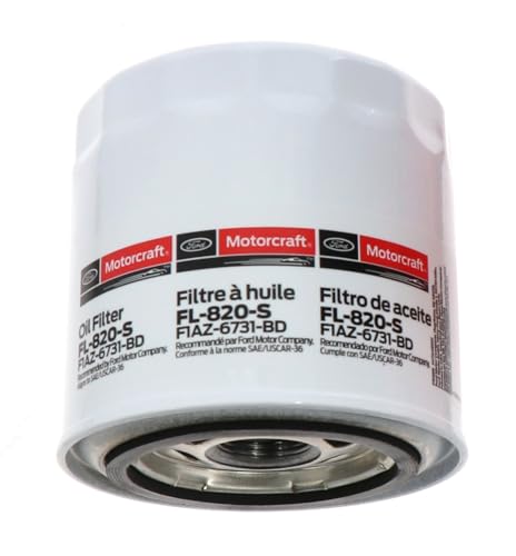 Motorcraft Engine Oil Filter - FL-820-S (OE Replacement for Select Models and Years of Ford, Lincoln, & Mercury Vehicles)