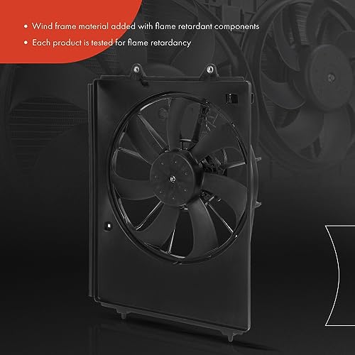 A-Premium Left and Right Engine Radiator Cooling Fan Assembly