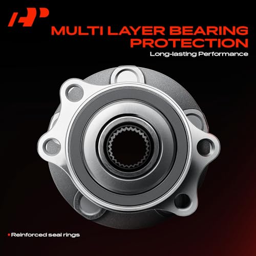 A-Premium 2 x Rear Wheel Bearing and Hub Assembly with 5-Lug Compatible with Subaru Forester 2014-2018, Impreza 2012-2021, Crosstrek 2016-2021, XV Crosstrek 2013-2015