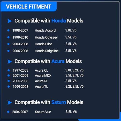 Autoround EGR Valve EGV658 Exhaust Gas Recirculation w/Gasket Fit For Honda Accord 98-07/ Pilot 03-08/ Odyssey 99-10/ Ridgeline, Acura MDX/TL/CL/RL, Saturn Vue, 3.0L 3.2L 3.5L 3.7L V6