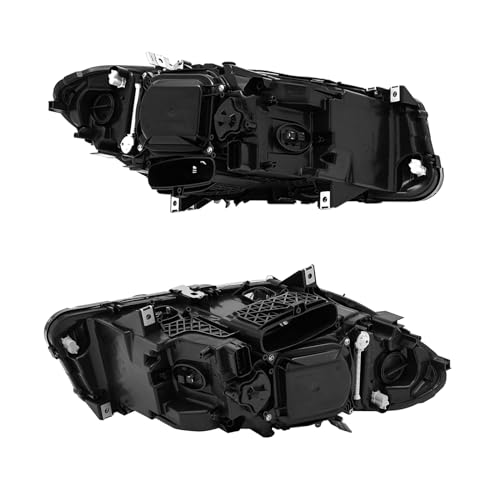 Front HID LED Halogen Headlights Assembly Left+Right Side for 2014-2017 BMW 535i/528i Luxury&Base w/LED DRL Driver&Passenger Head Lights Direct Replacement Headlamps Assy Set (A Pair (Headlights))