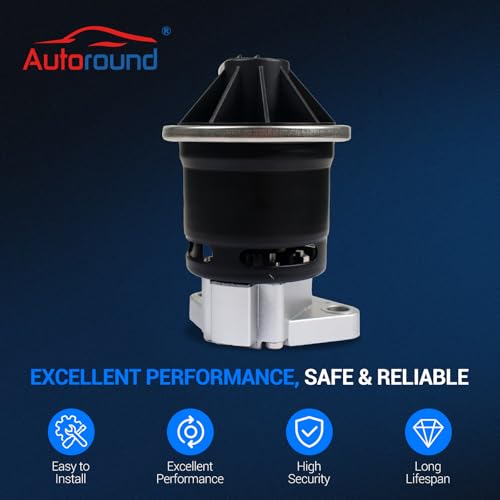 Autoround EGR Valve EGV658 Exhaust Gas Recirculation w/Gasket Fit For Honda Accord 98-07/ Pilot 03-08/ Odyssey 99-10/ Ridgeline, Acura MDX/TL/CL/RL, Saturn Vue, 3.0L 3.2L 3.5L 3.7L V6