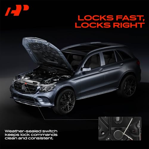 A-Premium Hood Latch Lock Compatible with Ford F-250 1997-1999, Expedition 1997-2002, F-150 1997-2003, F-150 Heritage 2004, Front Hood Lock Engine Bonnet Latch Assembly