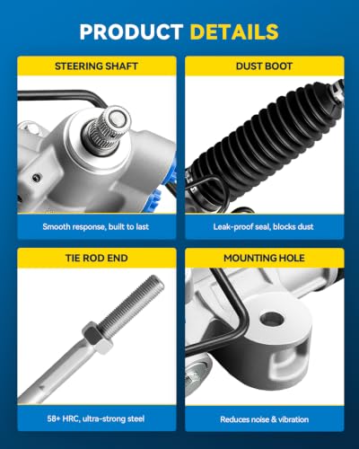 PHILTOP Power Steering Rack and Pinion Assembly for 2009-2014 Maxima