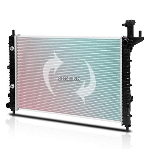 DPI-13007 Radiator Compatible with 2007-2017 Buick Enclave Chevy Traverse/GMC Acadia Limited Saturn Outlook AT, Aluminum Core Factory Style Replacement 1-Row Cooling Radiator