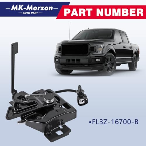 Front Hood Latch Lock Compatible with 2015-2020 Ford F150 Replaces# FL3Z-16700-B Engine Bonnet Lock Hood Lacth Assembly