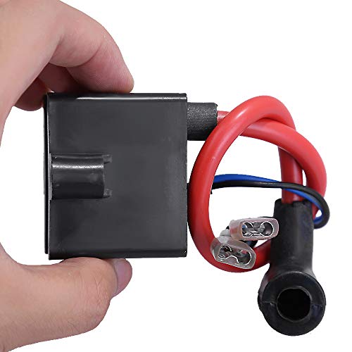 Vkinman CDI Ignition Coil + Magneto Coil + Spark Plug for 49cc-80cc 2-Stroke Engine Motorized Bicycle Bike