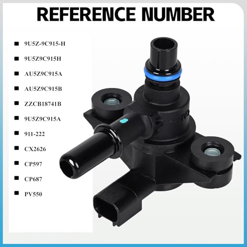 Vapor Canister Purge Valve 911-222 EVAP Evaporative Emissions Vapor Canister Purge Solenoid Valve Compatible with 2009-2019 Ford Explorer F150 F250 F350 Super Duty Mustang Lincoln Replace#AU5Z-9C915-B