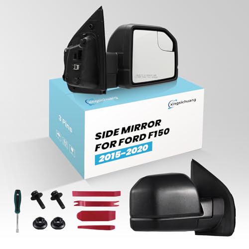 xingsichuang (3 Pins) Right Passenger Side Mirror For 2015-2020 Ford F150