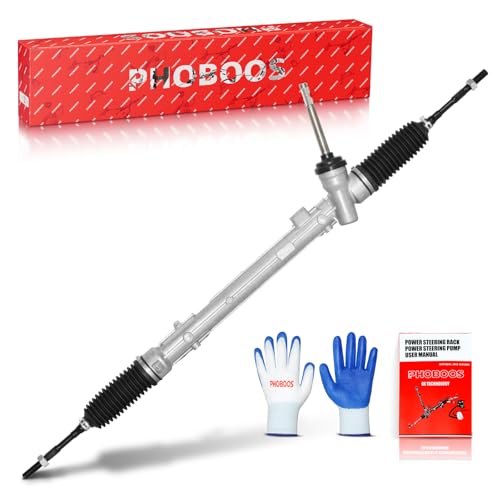 PHOBOOS Manual Steering Rack and Pinion Assembly Compatible with Nissan Rogue 2014-2019, Rogue Sport 2017-2019, New Unit, Leak Resistance, Direct Fit, Ref. 1G-3027