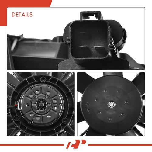 A-Premium Engine Radiator Cooling Fan Assembly Compatible with Select Dodge & Chrysler Models - Charger 2009-2020, Challenger 2009-2019, 300 2009-2019 - Replace# CF13063