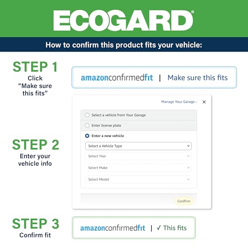 ECOGARD XC11800 Premium Cabin Air Filter | Fits 2019-2024 Subaru Forester 2.5L; 2022-2026 WRX 2.4L