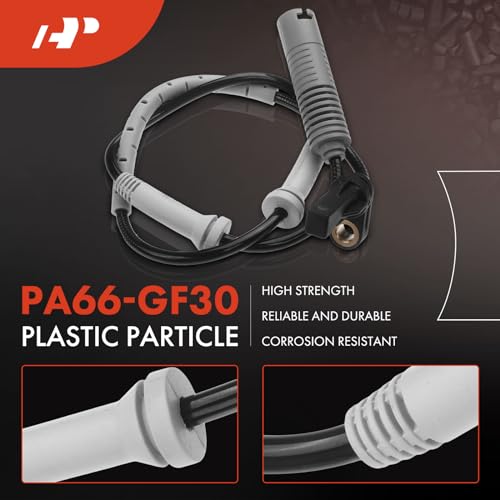 A-Premium 4PC Set Front Rear ABS Wheel Speed Sensor Compatible with BMW 323i 325i 2006, 328i 2007-2011, 128i 2008-2013, Front & Rear Driver & Passenger Side