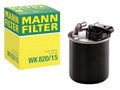 MANN-FILTER WK 820/15 Fuel Filter Compatible With Select Mercedes-Benz Sprinter Models Without Integrated Fuel Heating Option
