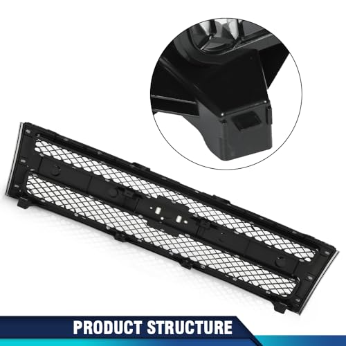 PIT66 Grille Fit Chevy Silverado 1500 2007-2013 Chrome Shell w/Black Insert