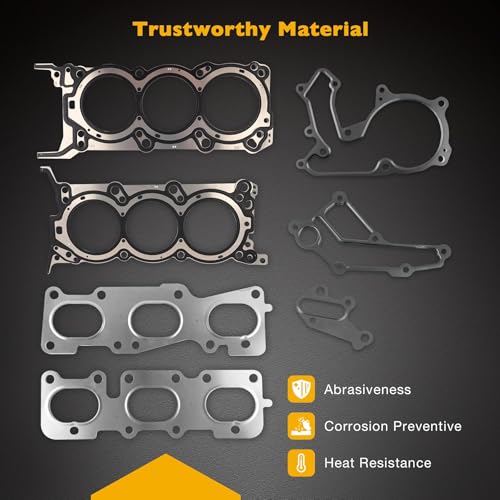 3.3 3.5 Engine Head Gasket Set, Cylinder Head Gasket Kit, Compatible with 2010-2023 Kia Sorento Cadenza Sedona Hyundai Azera Santa Fe XL, Replaces# 223113CGA0 22311-3CGA5 23113CGB0