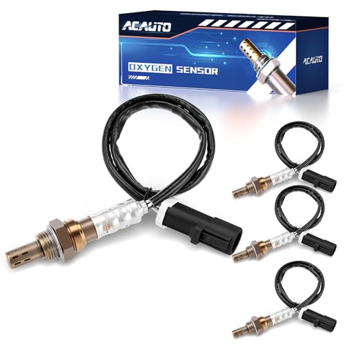 ACAUTO 4Pcs 15717 Oxygen O2 Sensor Upstream Downstream Fit for Ford F-150 F250 F350 Ranger Escape Explorer Mustang Foucs Expedition Mazda Lincoln Jaguar Mercury Aston Martin 15716 15718