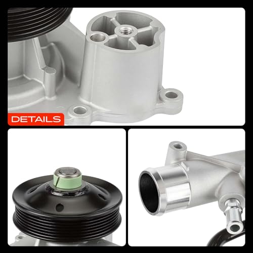 A-Premium Engine Water Pump (8Cyl 5.7L)Compatible with Dodge, Ram, Chrysler