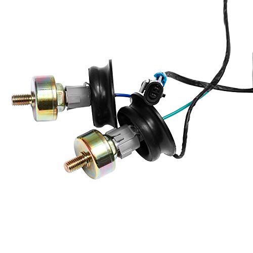 Dual Knock Sensors with Wiring Harness Kit | Knock Sensor 5.3 for Chevy Suburban Silverado Avalanche Tahoe, GMC Sierra Yukon, Cadillac Hummer & More GM Vehicles | Replace# 12601822 12589867 917-033