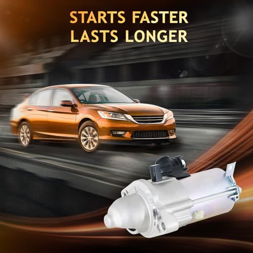 10914N Starter Compatible with 2013-2017 Honda Accord 2.4,2015-2016 Honda CR-V CRV 2.4, 2016-2019 2.0 Civic 13 14 15 16 17 18 19 31200-5A2-A51 SM-74009 SM740-09 191-711 S-80548 31200-5A2-A52