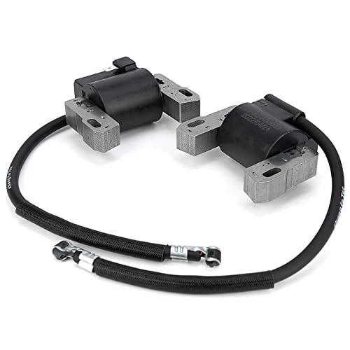 MiKaFex Ignition Coil Pack 592846 Compatible with Briggs Stratton Intek V-Twin 18-22HP Engine, Replaces 691060 401577 799651 （2Pcs）