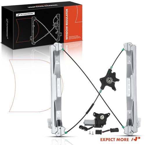 A-Premium Front Driver Side Power Window Regulator and Motor Assembly Fit for Dodge Grand Caravan 2008-2020, Chrysler Town & Country 2008-2016, Ram C/V 2012-2015, with 6-Pin Plug Motor