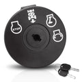 Lawn Mower Ignition Switch 4 Position with Key 7 terminals Compatible with Husqvarna AYP Craftsman Poulan Sears Lawn Mower Rider Replace# 193350 532193350