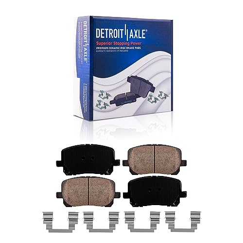 Detroit Axle - 10pc Brake Kit for 2003-2008 Toyota Corolla Front Disc