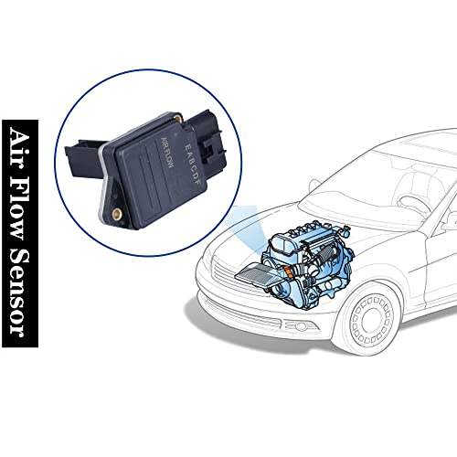 AdvanEX Mass Air Flow Sensor Meter MAF Compatible with 03-04 Ford Focus; 03-04 Escort; 01-04 Escape; 01-03 Ranger; 99-03 Windstar; 01-04 E150; 99-05 Explorer; 01-04 E250 Van & More Replace OE 86-50011