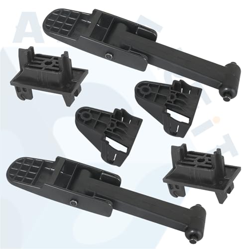 Peterbilt 567 579 Hood Latch Rubber Strap w/Mounting Base & Catch Bracket 37-99-372 L56-6062 Compatible with Peterbilt 567 579 Hood Accessories Parts L06-6003 L03-6005 2Pack