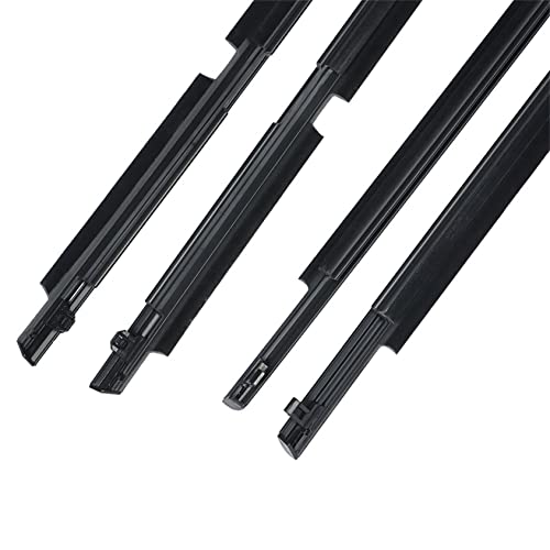 ANTUKO 4pcs Weatherstrip Window Seal Car Window Moulding Trim Replacement for 2006-2008 RAV4