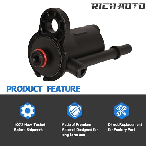 EVAP Purge Valve Solenoid 911-068 Compatible with Chevy Silverado Tahoe GMC Sierra Yukon 1999-2004 Vapor Canister Purge Valve Replace 214-646 1997279