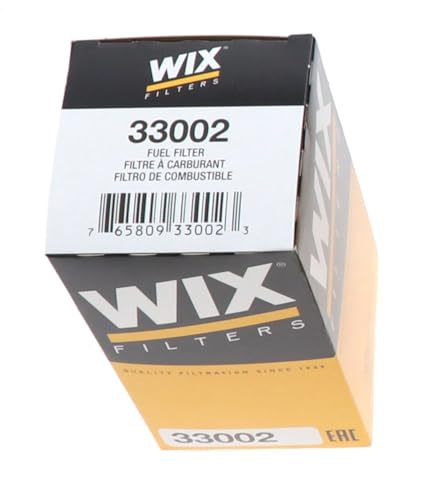 WIX 33002 Universal Plastic In-Line Fuel Filter Replacement with 5/16" Inlet and Oulet - Gasoline Only (20 Micron)