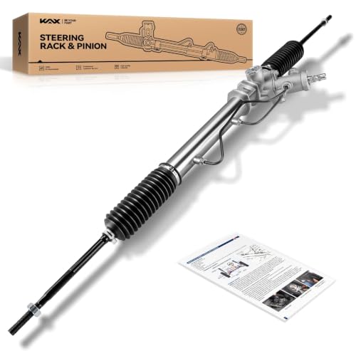 KAX 26-1963 Hydraulic Power Steering Rack and Pinion Assembly Fit for Toyota Corolla 1993-2002 1.6L/1.8L & Chevy Prizm 1998-2002 & Geo Prizm 1993-1997,Complete Steering Rack Assembly w/Inner Tie Rods