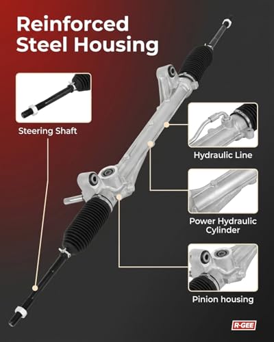 Steering Rack and Pinion Assembly for 2008-2012 Ford Escape 2008-2011 Mercury Mariner 2008-2011 Mazda Tribute Power Steering Rack Replacement OE 8L8Z3504C 8L8Z-3504-C