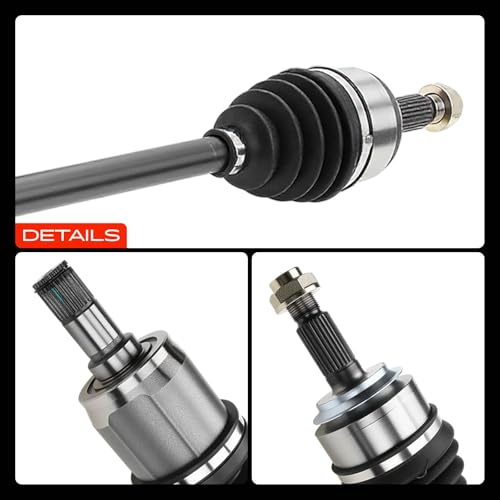A-Premium Front Right Passenger Side CV Axle Shaft Assembly Compatible with Honda Civic 2006-2013, Civic CNG 2014-2015, L4 1.8L & 5-Speed Automatic Transmission Only, Not For Manual or Auto CVT