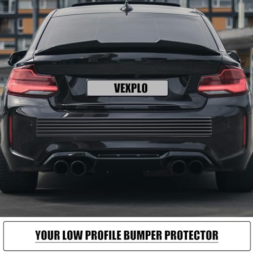 VEXPLO Adhesive Rubber Car Bumper Protector, for Rear Front Anti-Collision