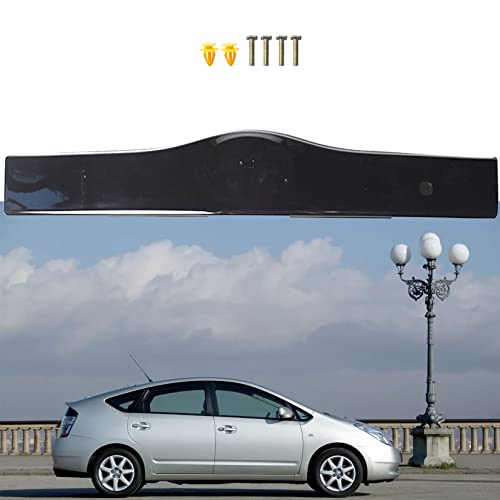 Rear Tailgate Cover Liftgate Garnish Trim Bright Black Replacement for 2004-2009 Base/Touring Hatchback 76801-47060-C0 76801-47040-C0
