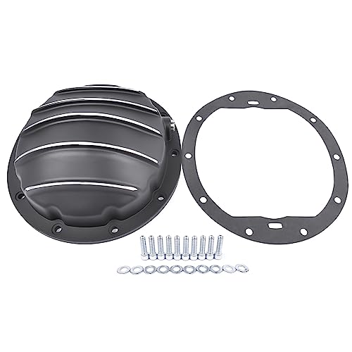 Aluminum Ring Gear DIff 10 Bolt Cast Differential Cover 8.5 & 8.6'' Replacement for Chevy Sierra Silverado 1500 Camaro