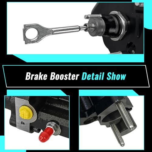 Hydraulic Power Brake Booster 52-7416 Compatible with Ram 2500 3500 4500 5500 2011-2018 6.7L L6 5.7L V8 6.4L V8 52013874AC 68144663AA