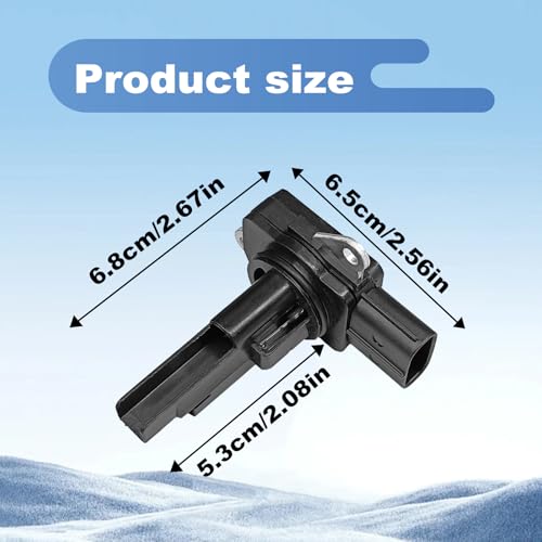 1 Pcs MAF Mass Air Flow Sensor Meter, Compatible with 2007-2017 Camry, 2009-2018 Corolla, 2006-2018 RAV4, 2007-2012 ES350, 2007-2012 RX350, Replace OE Number 197-6110,1976110,197400-5150, 22204-0H010