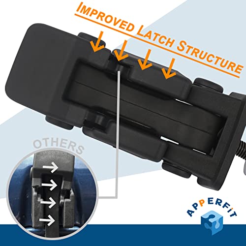 APPERFiT Hood Latch Catch w/Bracket Compatible with Jeep Wrangler TJ 1997 1998 1999 2000 2001 2002 2003 2004 2005 2006